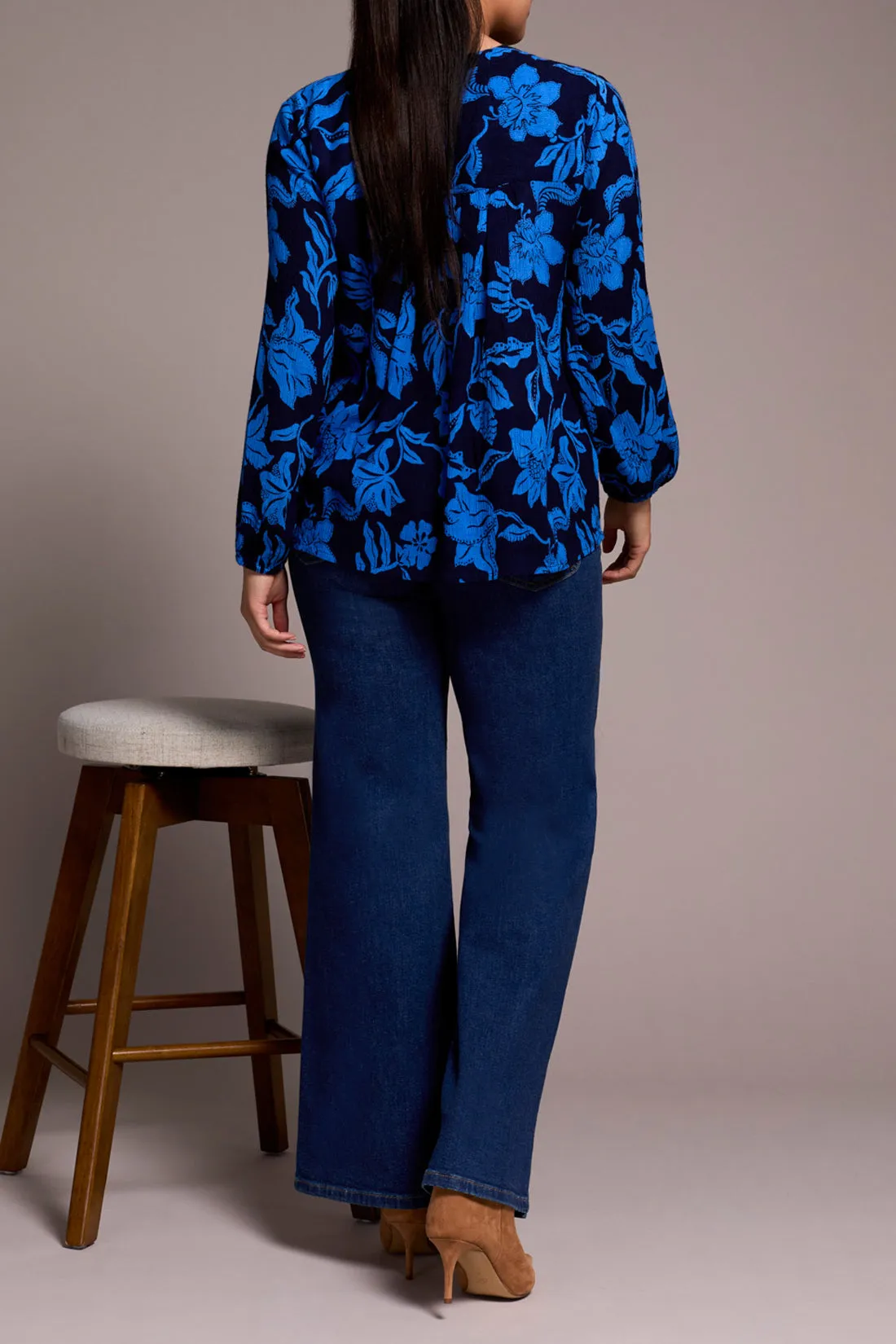 Tribal Celeste Pintuck Blouse - Nightfall sold by Boutique with Grace product image thumbnail 4