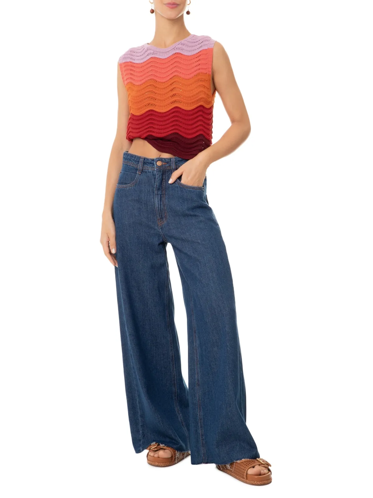 Dress To Knit Vest - Multi sold by Boutique with Grace