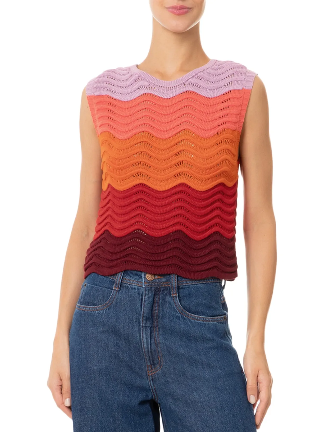 Dress To Knit Vest - Multi sold by Boutique with Grace product image thumbnail 2