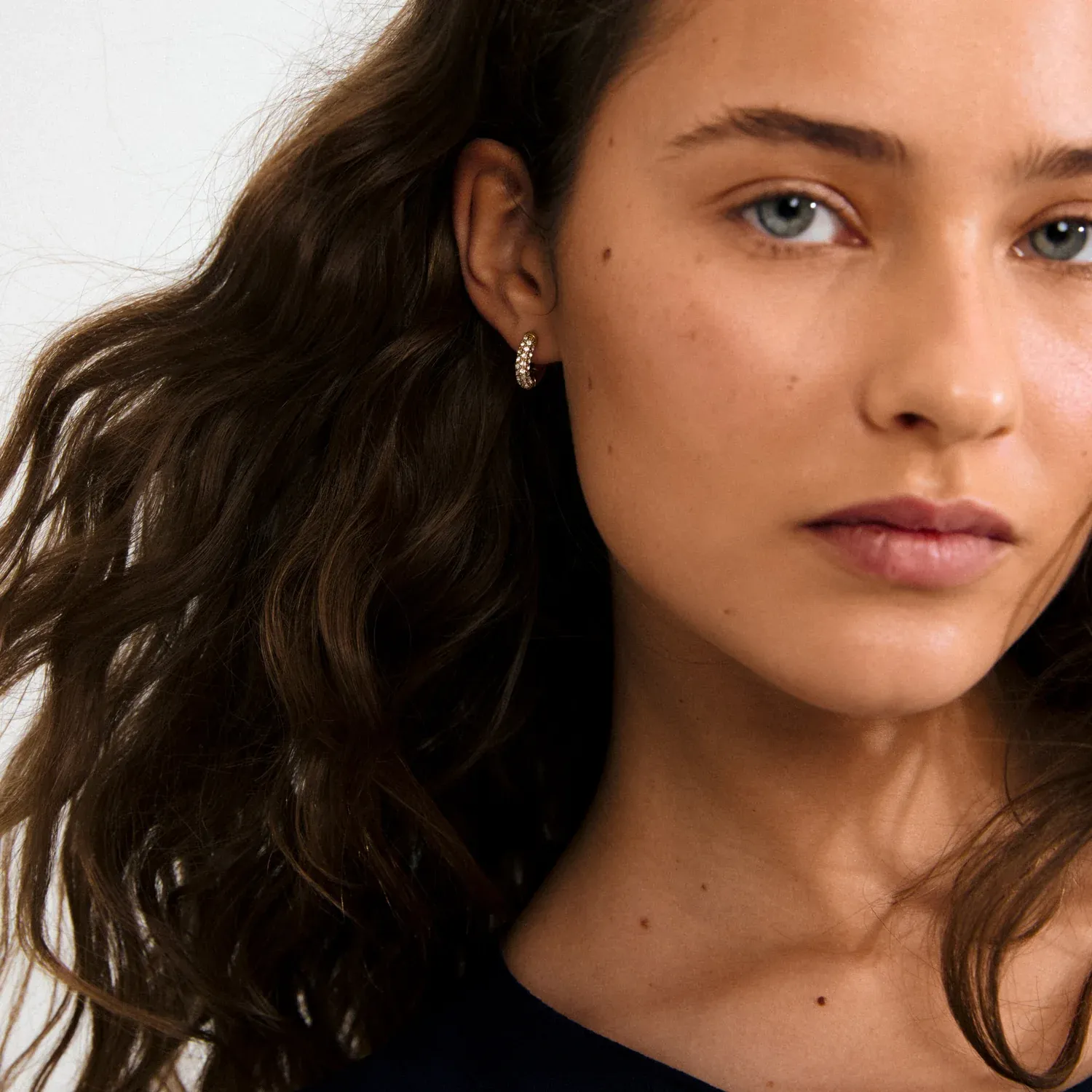 Pilgrim Tatum Small Hoops - Gold sold by Boutique with Grace product image thumbnail 2