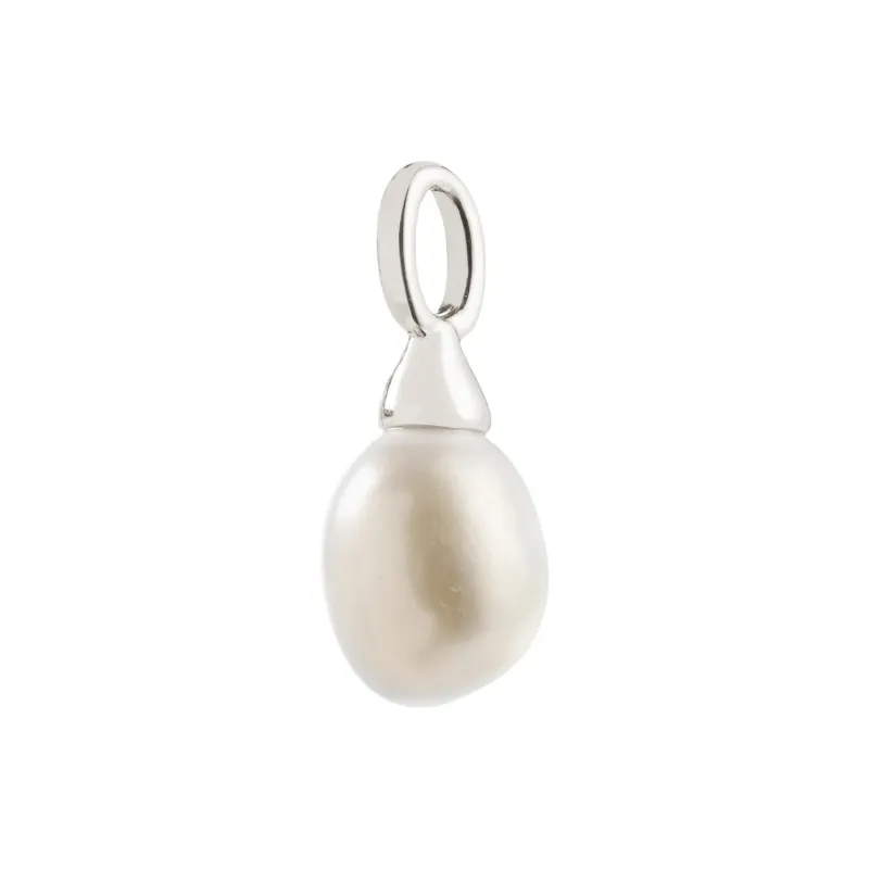 Pilgrim Pearl Charm - Silver sold by Boutique with Grace
