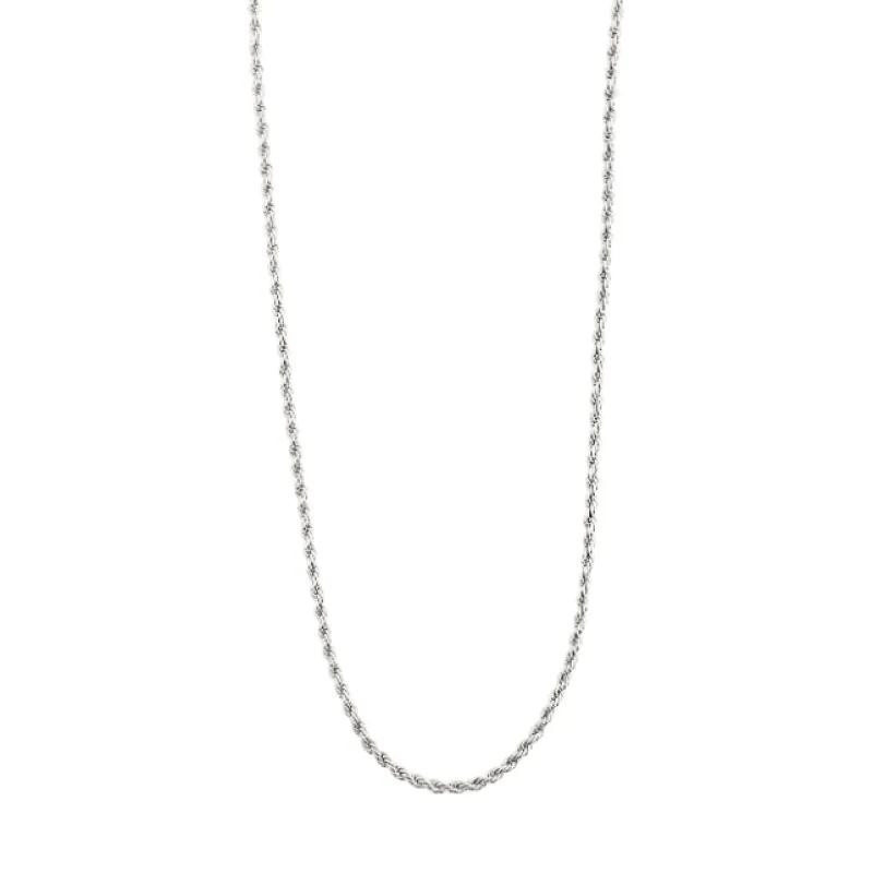 Pilgrim Pam Rope Chain Necklace - Silver sold by Boutique with Grace
