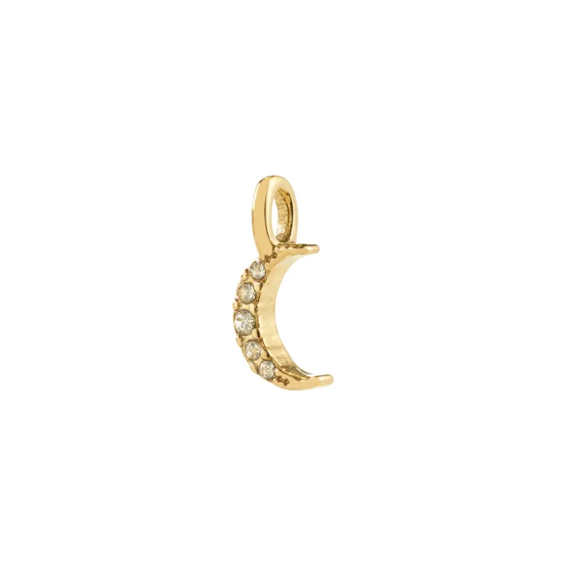 Pilgrim Moon Charm - Gold sold by Boutique with Grace