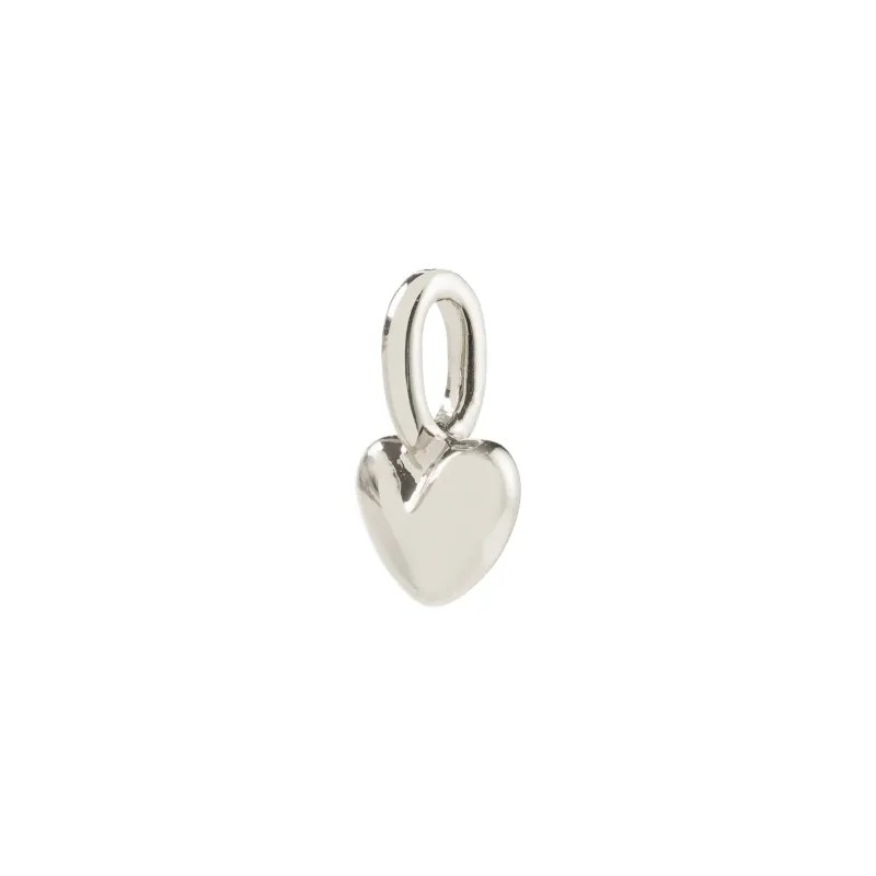 Pilgrim Mini Heart Charm - Silver sold by Boutique with Grace
