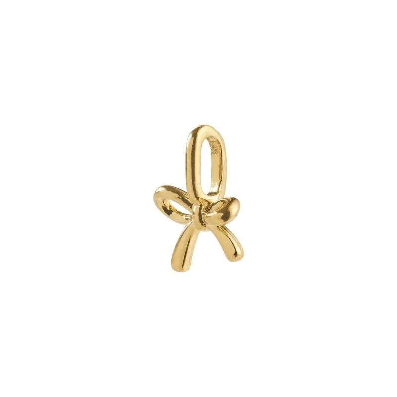 Pilgrim Mini Bow Charm - Gold sold by Boutique with Grace