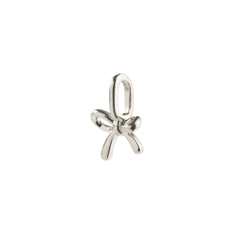 Pilgrim Mini Bow Charm - Silver sold by Boutique with Grace