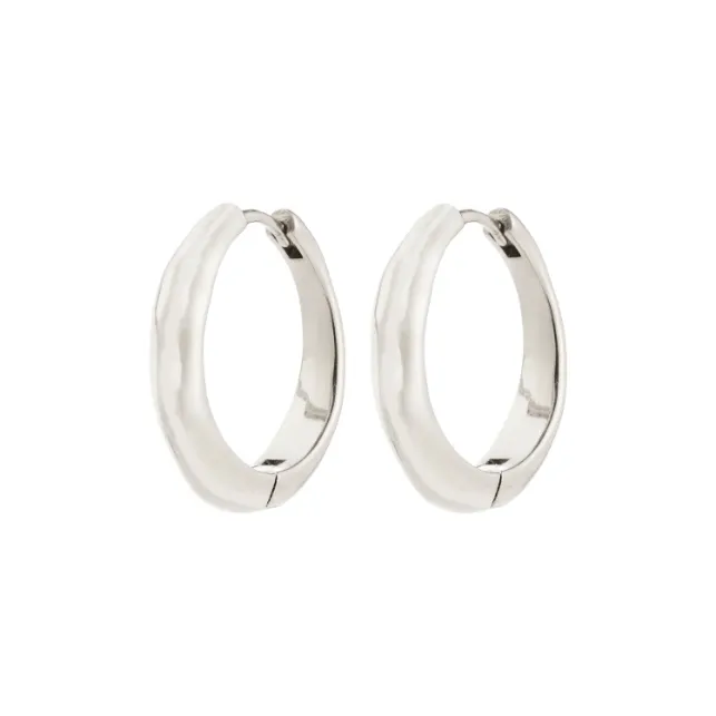 Pilgrim Harrison Hoops - Silver sold by Boutique with Grace