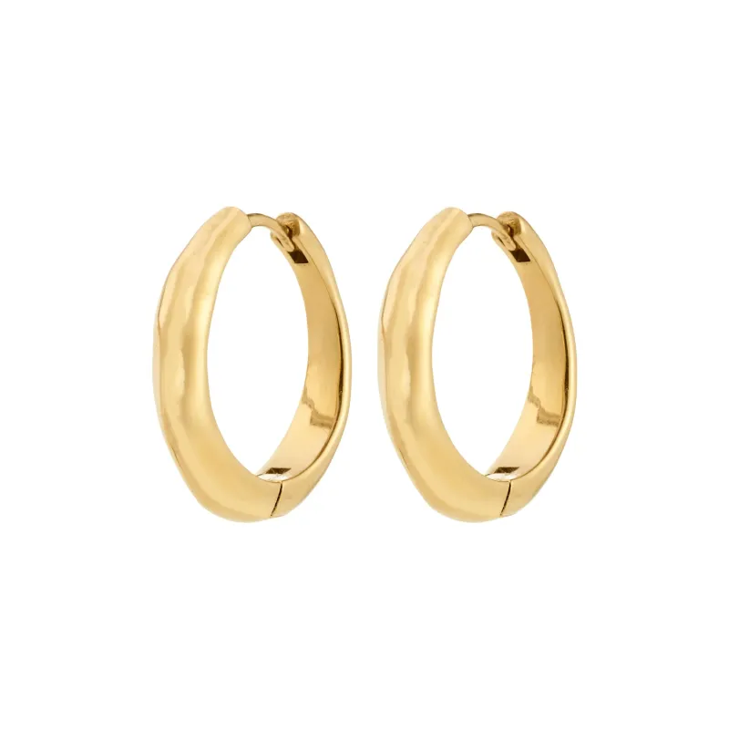 Pilgrim Harrison Hoops - Gold sold by Boutique with Grace
