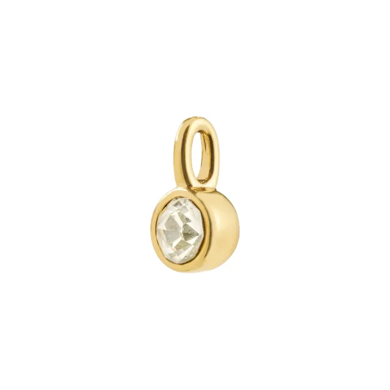 Pilgrim Crystal Charm - Gold sold by Boutique with Grace