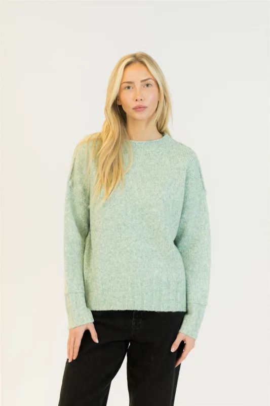 Lyla & Luxe Tanya Crewneck - Moonlight Jade sold by Boutique with Grace