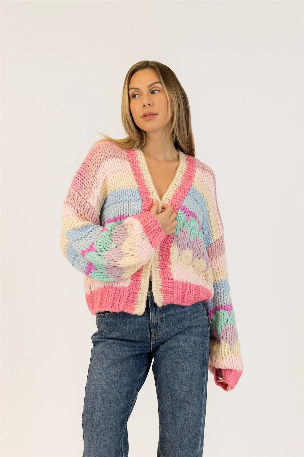 Lyla & Luxe Honour Handmade Cardigan - Multi sold by Boutique with Grace product image thumbnail 2