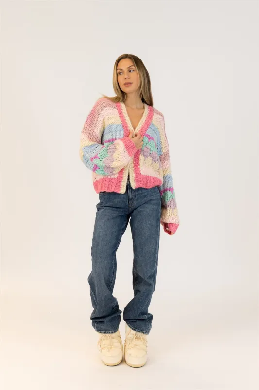 Lyla & Luxe Honour Handmade Cardigan - Multi sold by Boutique with Grace