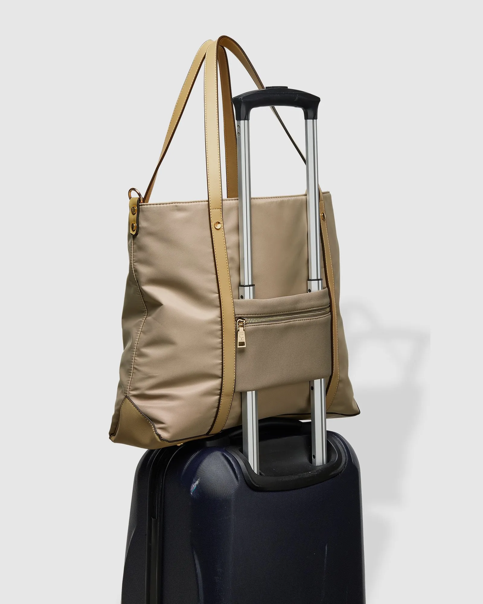 Louenhide Nora Nylon Travel Tote - Beige sold by Boutique with Grace product image thumbnail 4