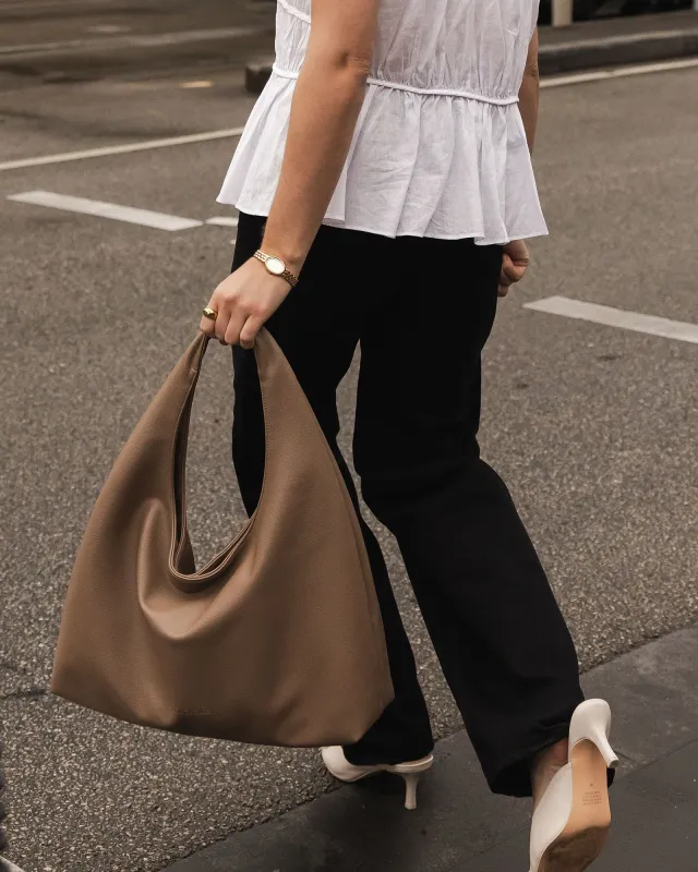 Louenhide Monaco Shoulder Bag - Mocha sold by Boutique with Grace
