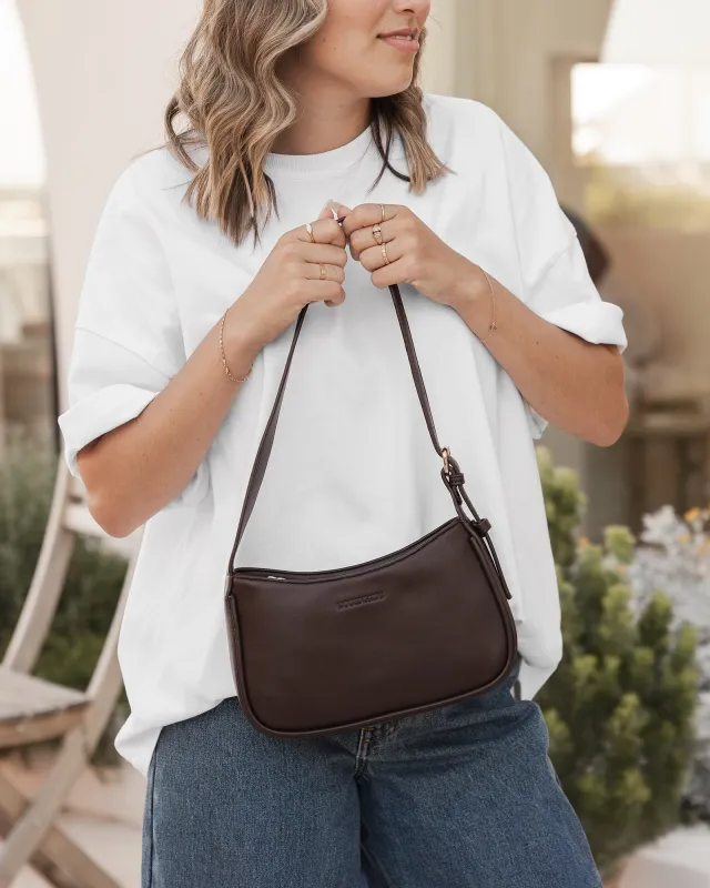 Louenhide Ivy Shoulder Bag - Chocolate sold by Boutique with Grace