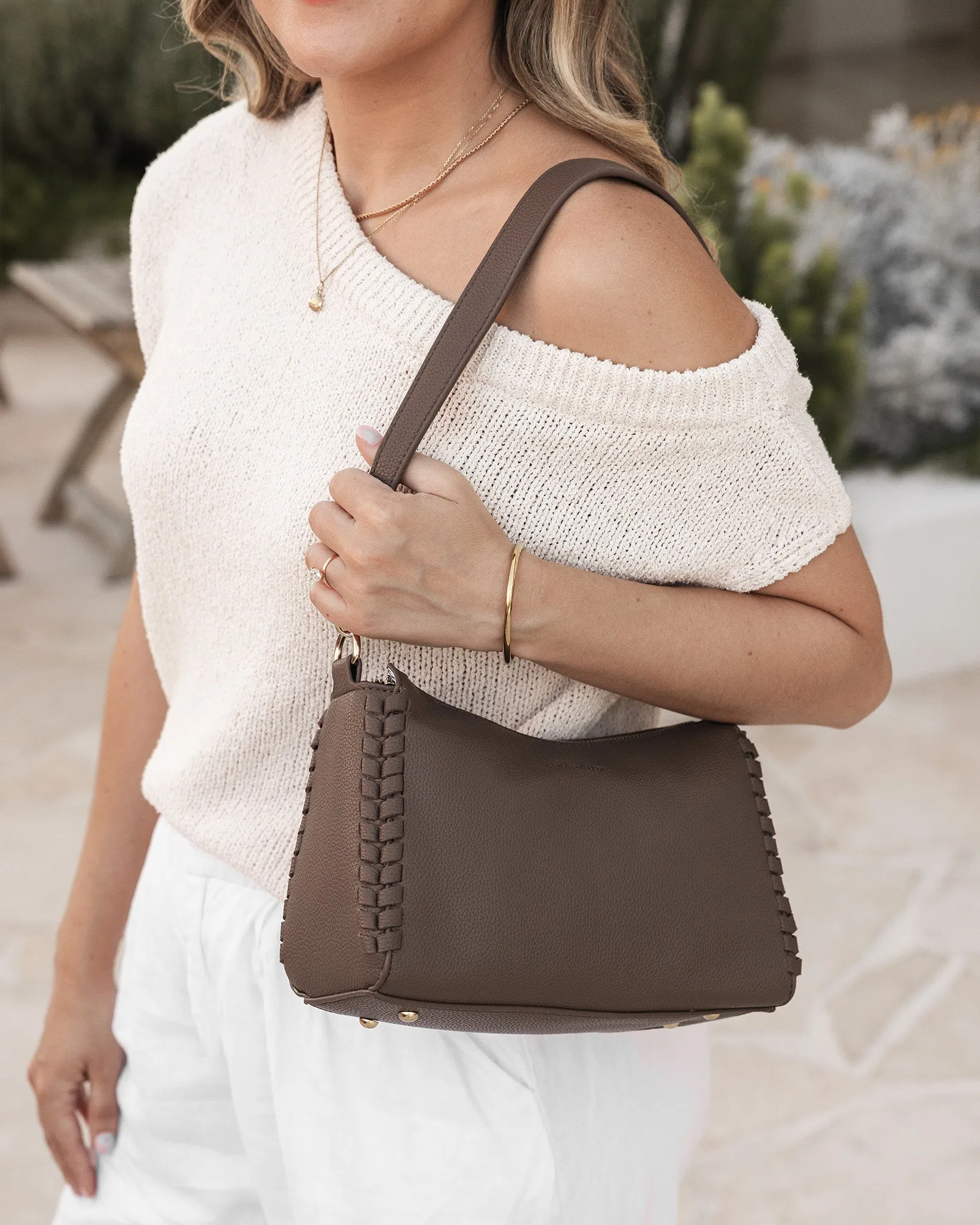 Louenhide Dana Crossbody Bag - Mocha sold by Boutique with Grace