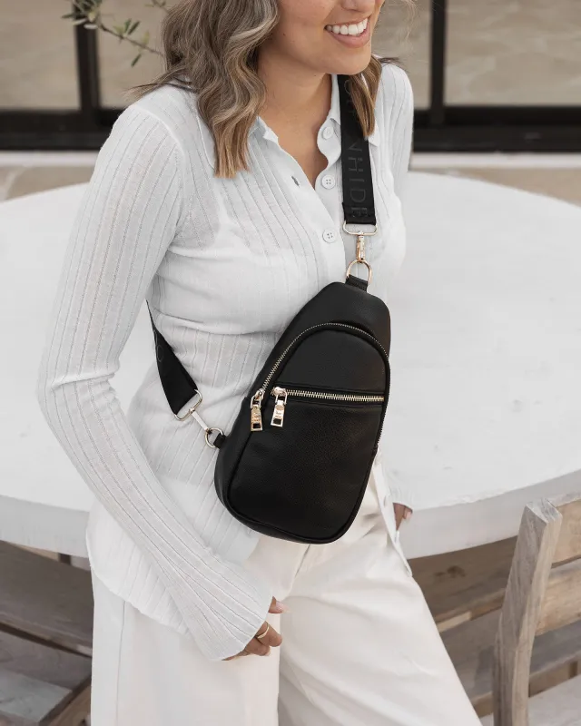 Louenhide Bella Sling Bag - Black sold by Boutique with Grace