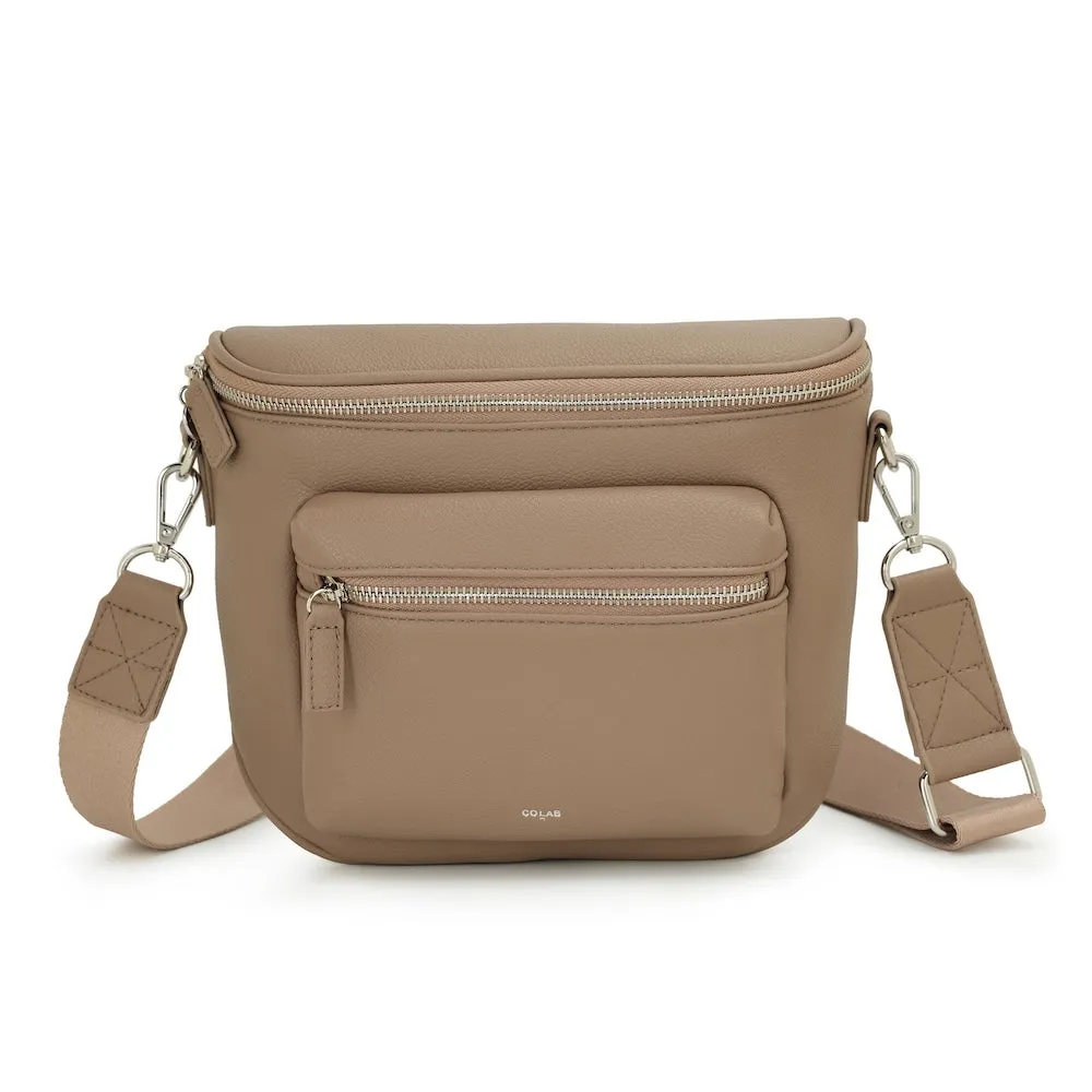co-lab Vina Crossbody - Taupe sold by Boutique with Grace