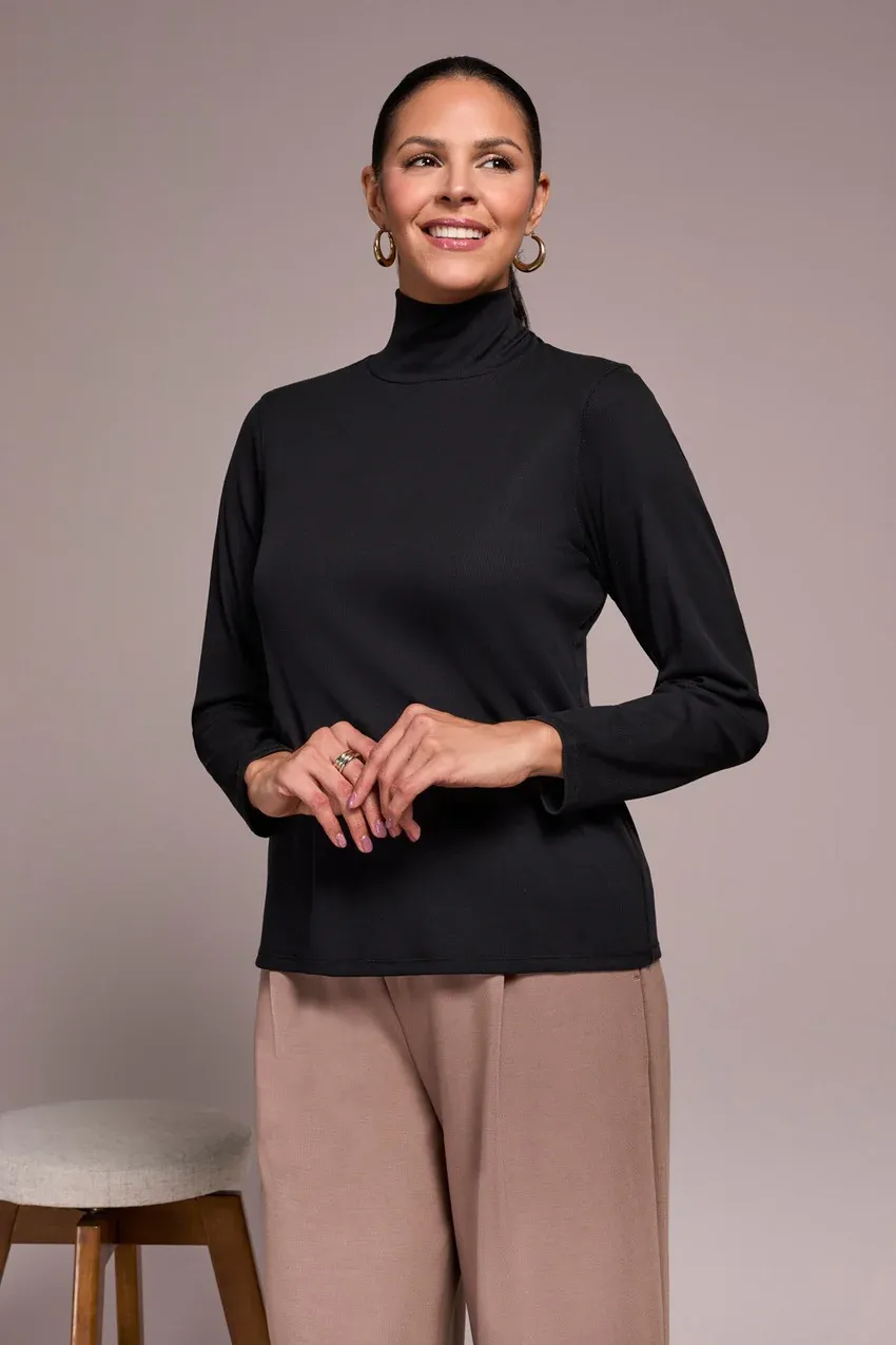 Tribal Zoe Turtleneck - Black sold by Boutique with Grace product image thumbnail 3