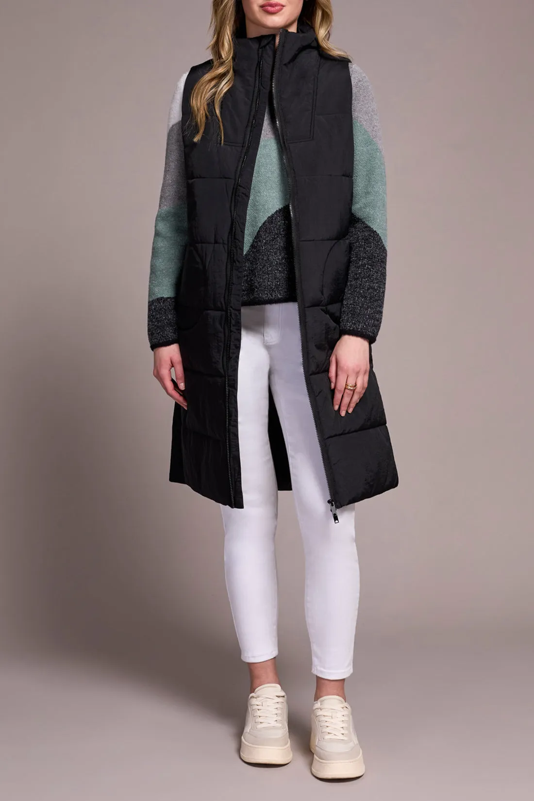 Tribal Sophie Quilted Vest - Black sold by Boutique with Grace product image thumbnail 2