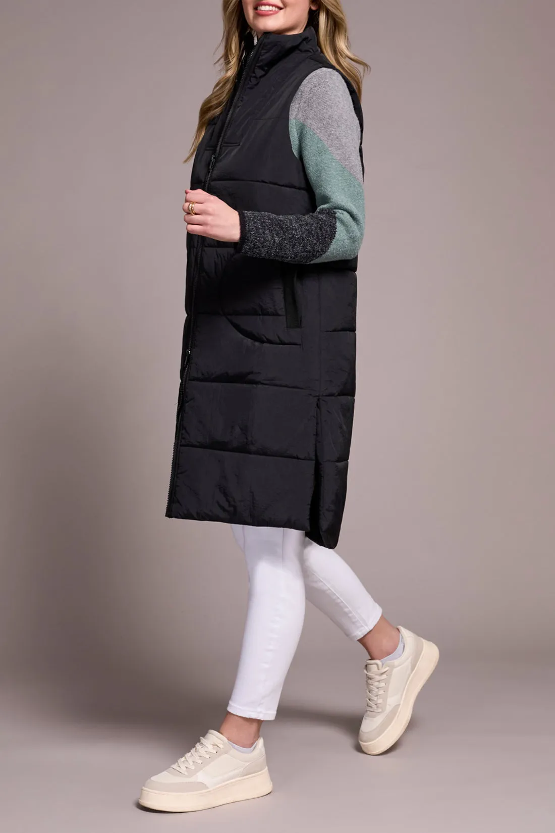 Tribal Sophie Quilted Vest - Black sold by Boutique with Grace product image thumbnail 3