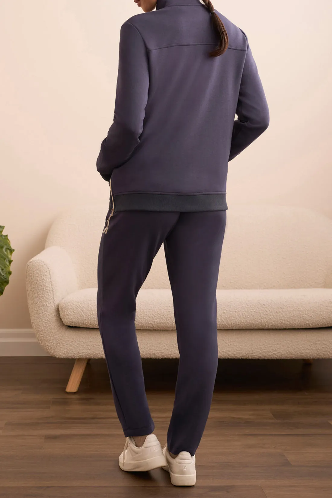 Tribal Nina Mock Neck Cardi - Sapphire sold by Boutique with Grace product image thumbnail 4