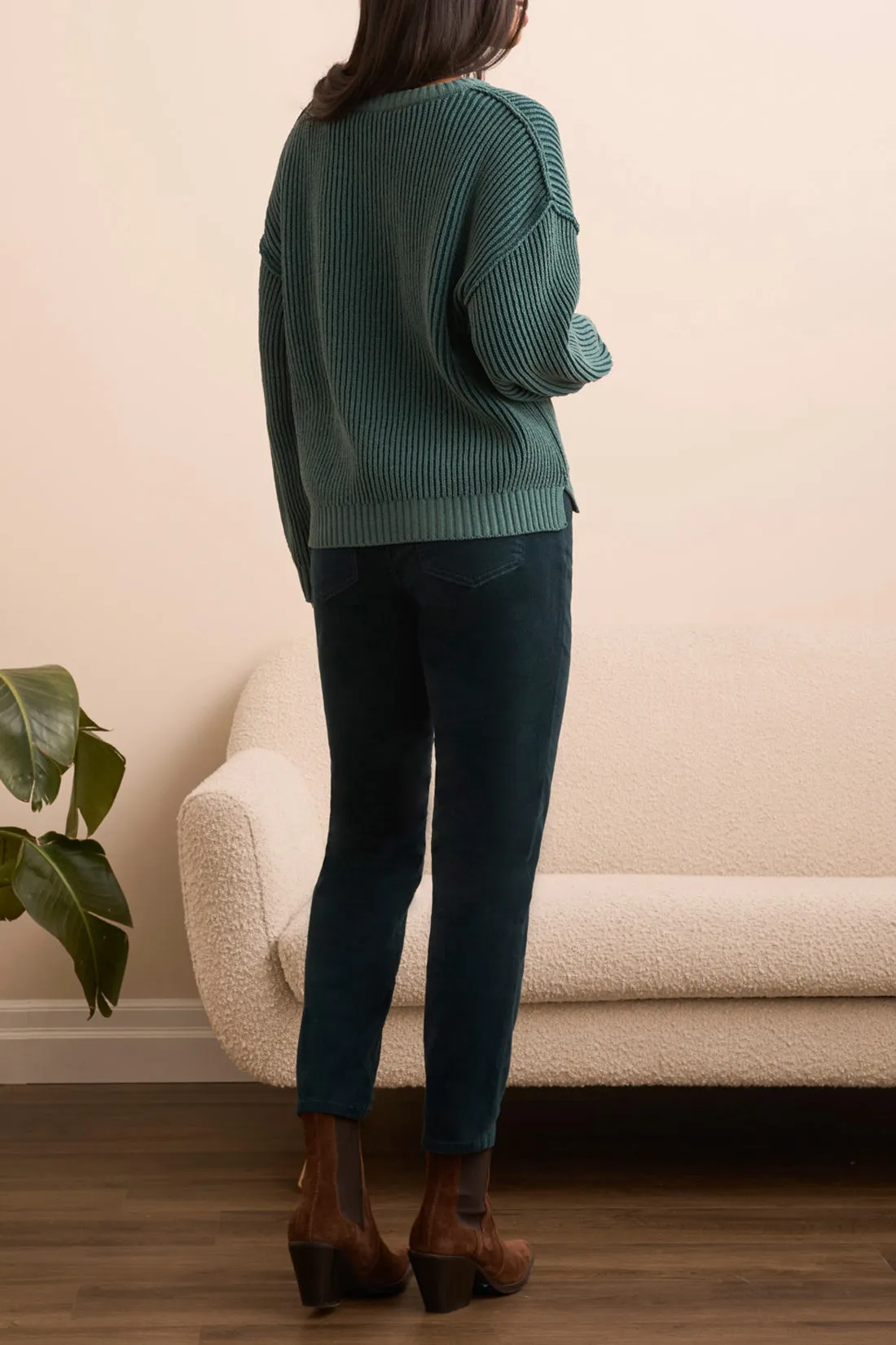 Tribal Kristin Side Slit Crew - Silverpine sold by Boutique with Grace product image thumbnail 4