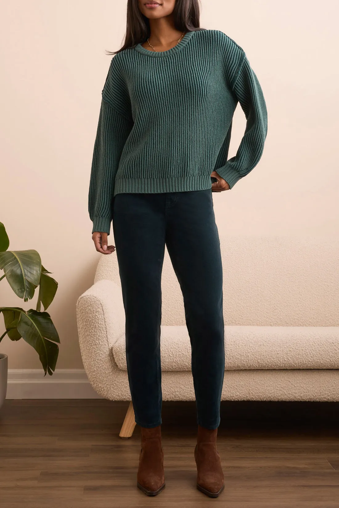 Tribal Kristin Side Slit Crew - Silverpine sold by Boutique with Grace product image thumbnail 2