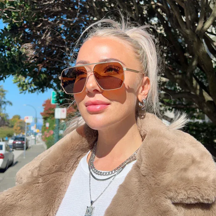 Shady Lady Dakota Sunglasses - Brown sold by Boutique with Grace