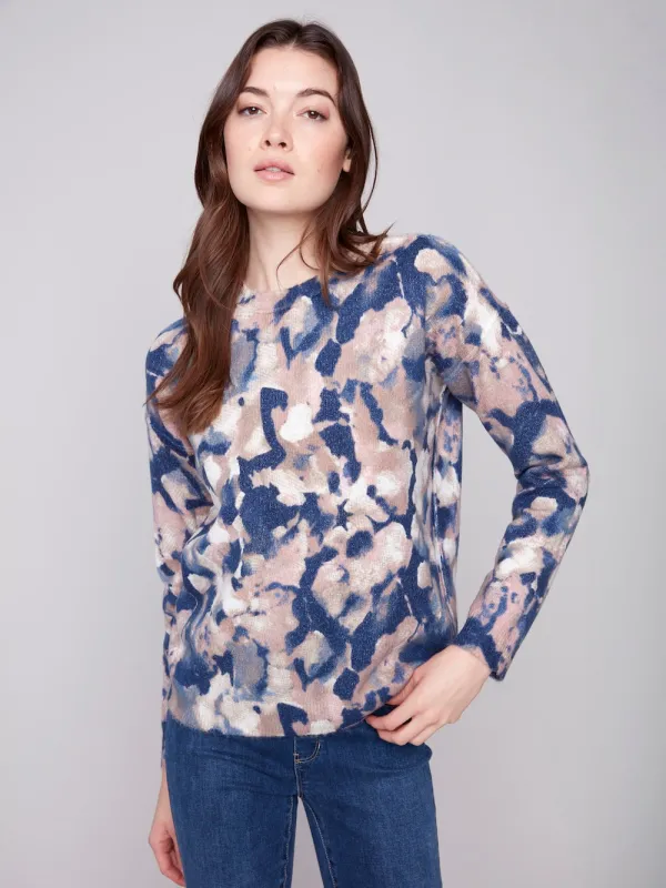 Charlie B Reversible Printed Sweater - Romantic sold by Boutique with Grace