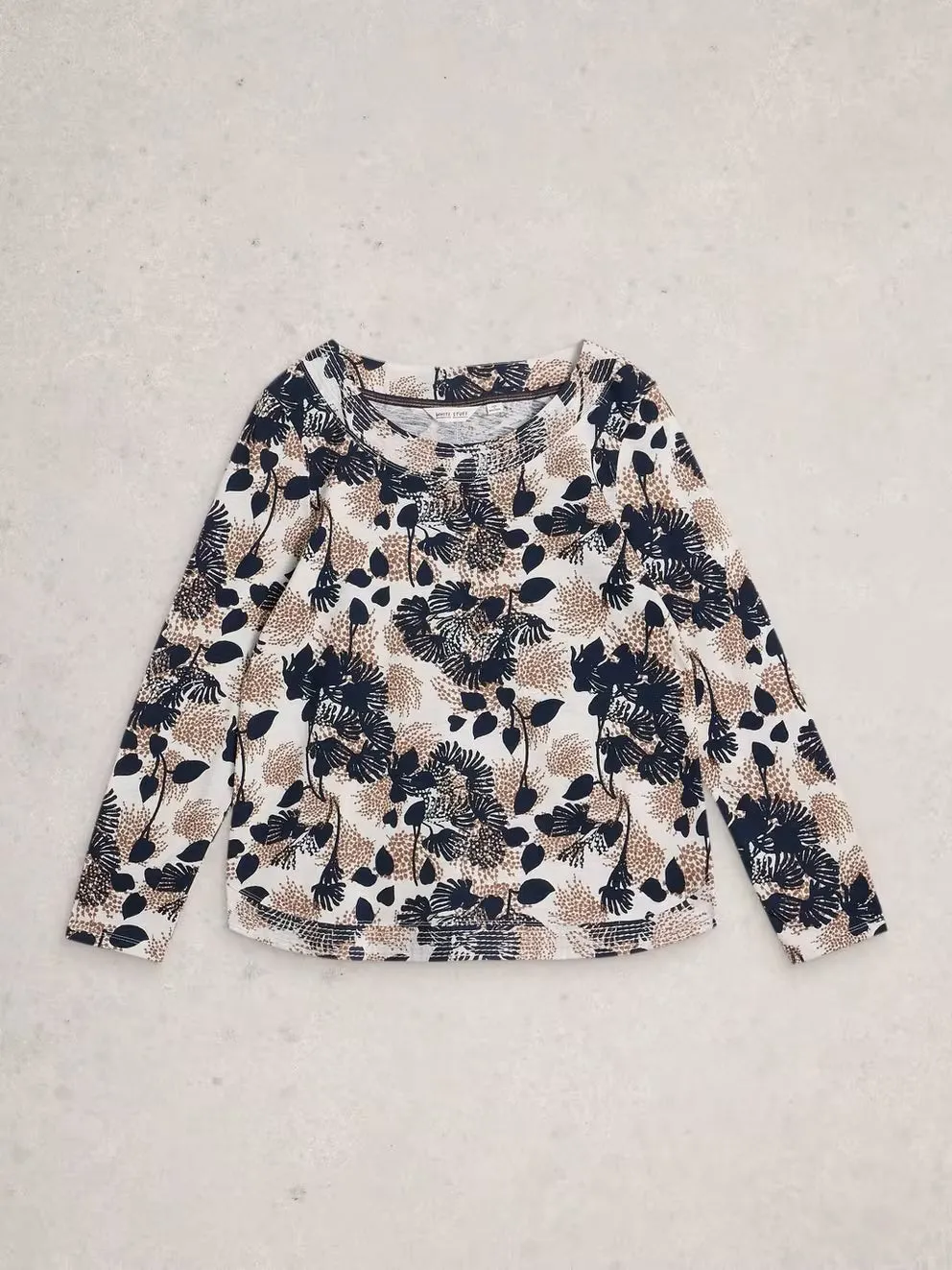 White Stuff Weaver Long Sleeve - Natural Multi sold by Boutique with Grace