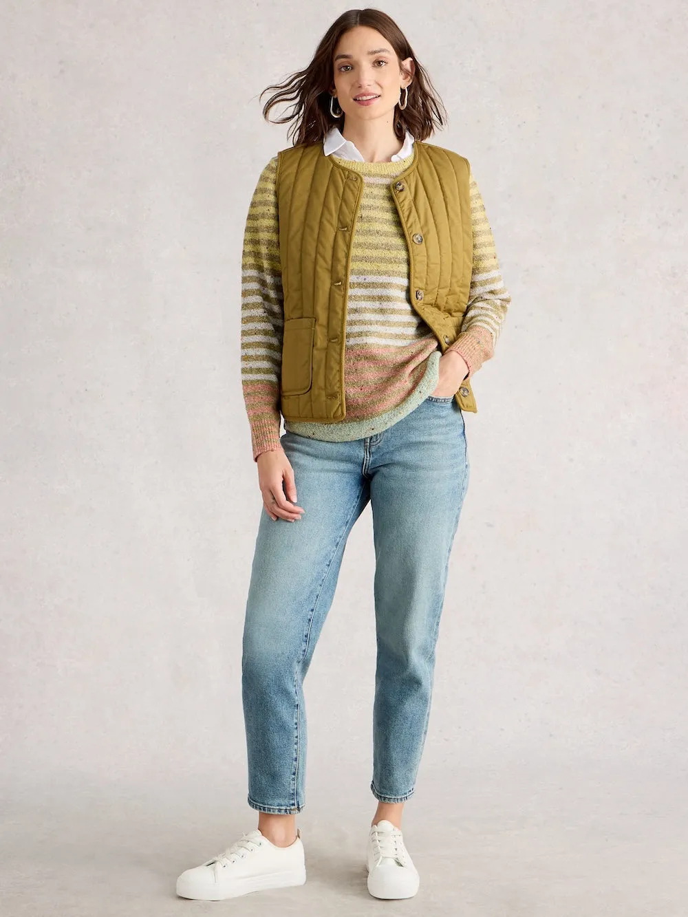 White Stuff Talia Jumper - Yellow Multi sold by Boutique with Grace