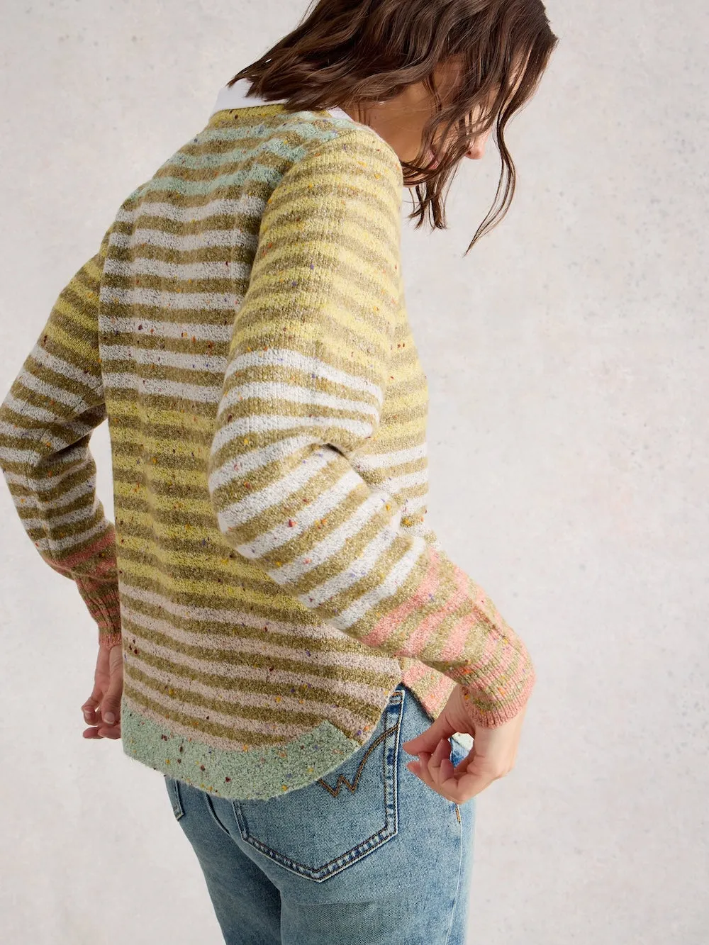 White Stuff Talia Jumper - Yellow Multi sold by Boutique with Grace product image thumbnail 4