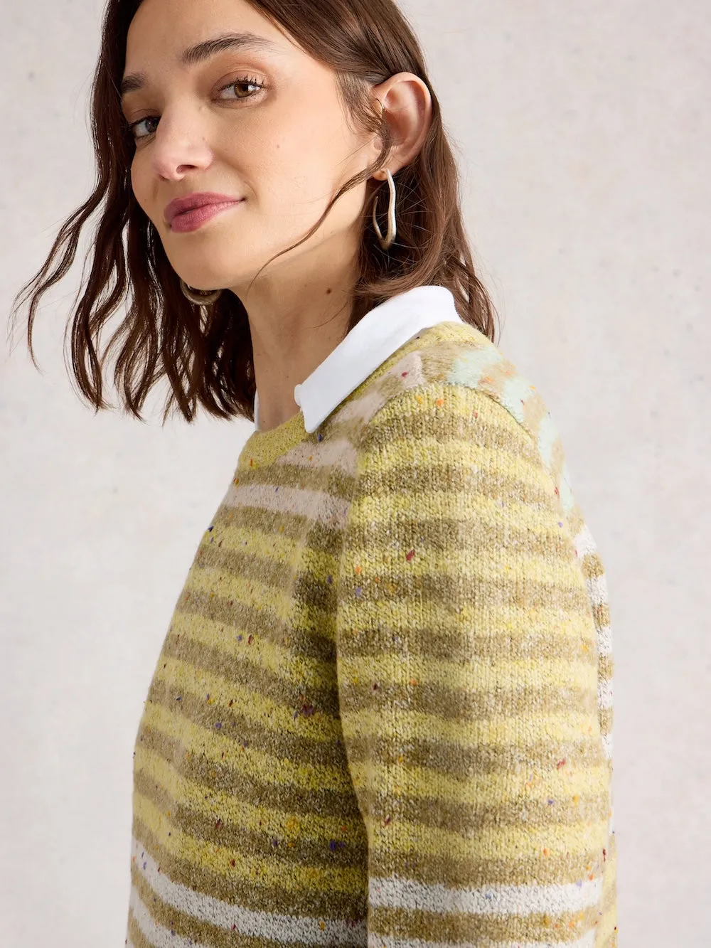 White Stuff Talia Jumper - Yellow Multi sold by Boutique with Grace product image thumbnail 2