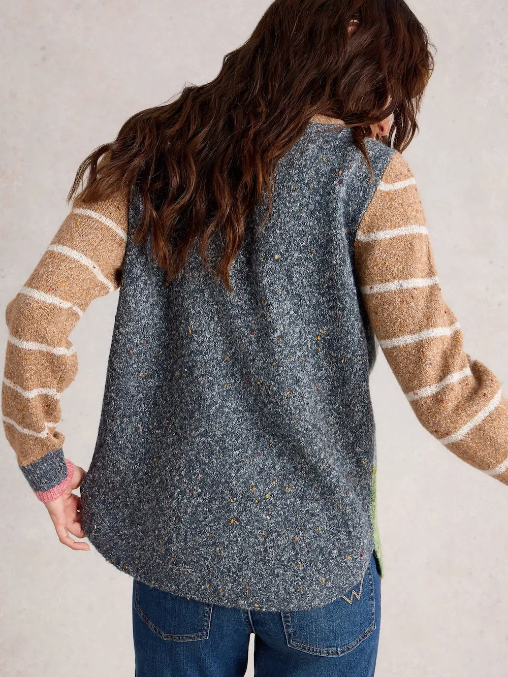 White Stuff Talia Jumper - Green Multi sold by Boutique with Grace product image thumbnail 3