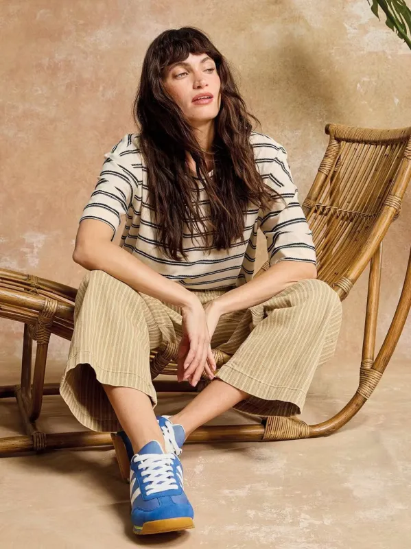 White Stuff Katya Stripe Tee - Ivory Multi sold by Boutique with Grace