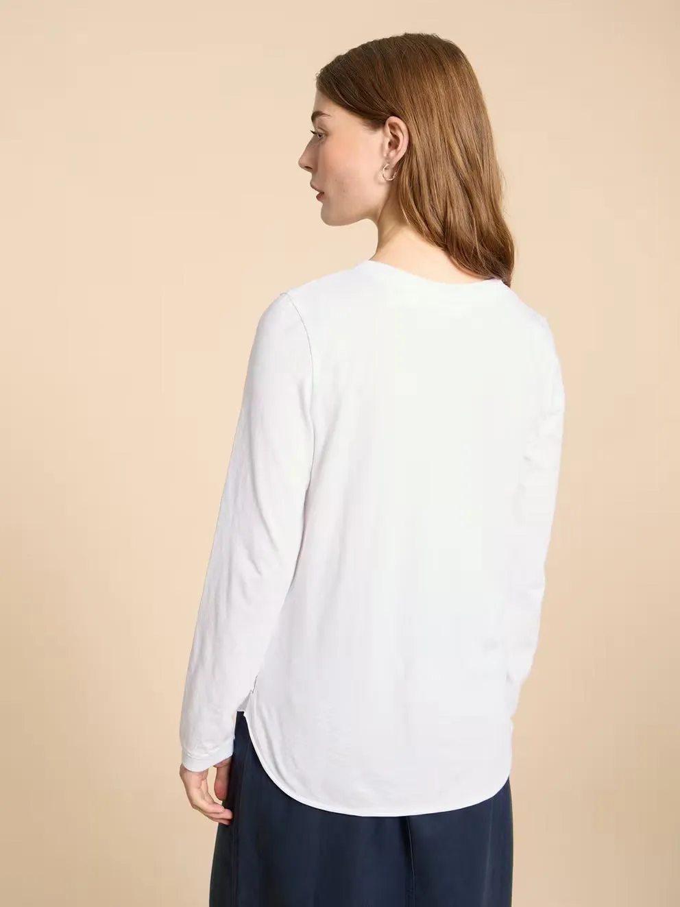 White Stuff Clara LS Tee - Brilliant White sold by Boutique with Grace product image thumbnail 3