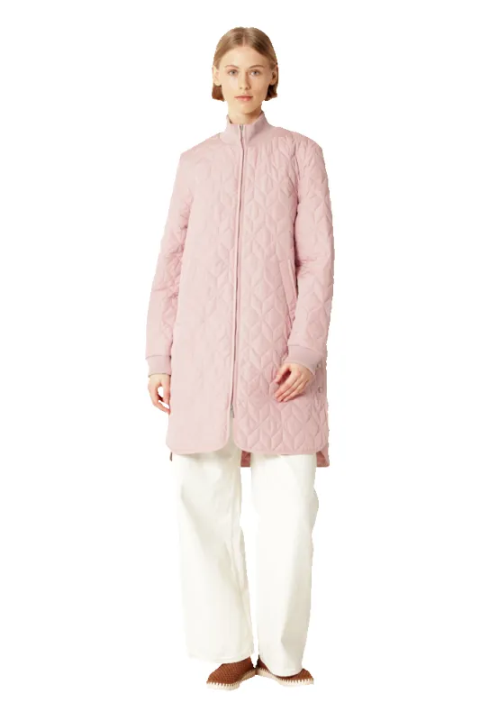 Ilse Jacobsen Padded Quilt Coat - Burnished Lilac sold by Boutique with Grace