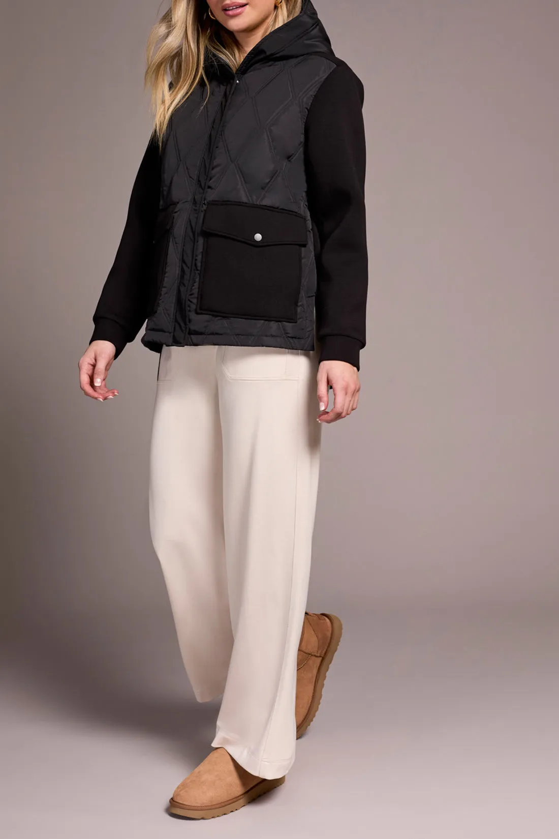 Tribal Olivia Quilted Jacket - Black sold by Boutique with Grace product image thumbnail 2