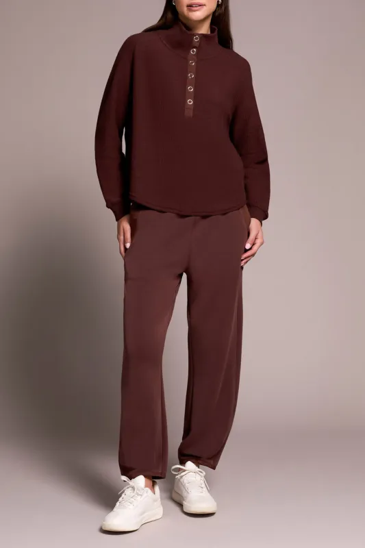 Tribal Molly Henley - Cocoa made by Tribal