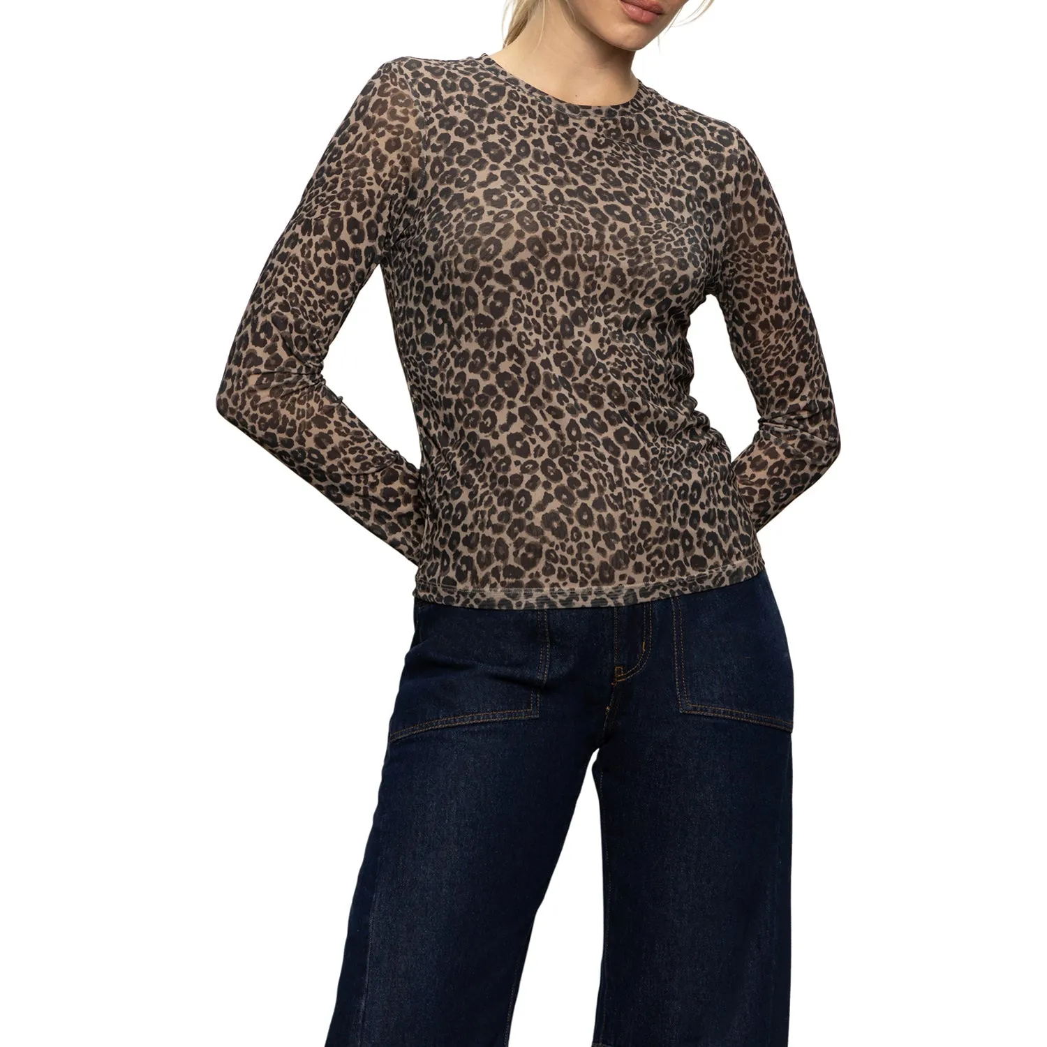 Sanctuary Perfect Mesh LS Tee - French Kitty sold by Boutique with Grace product image thumbnail 2