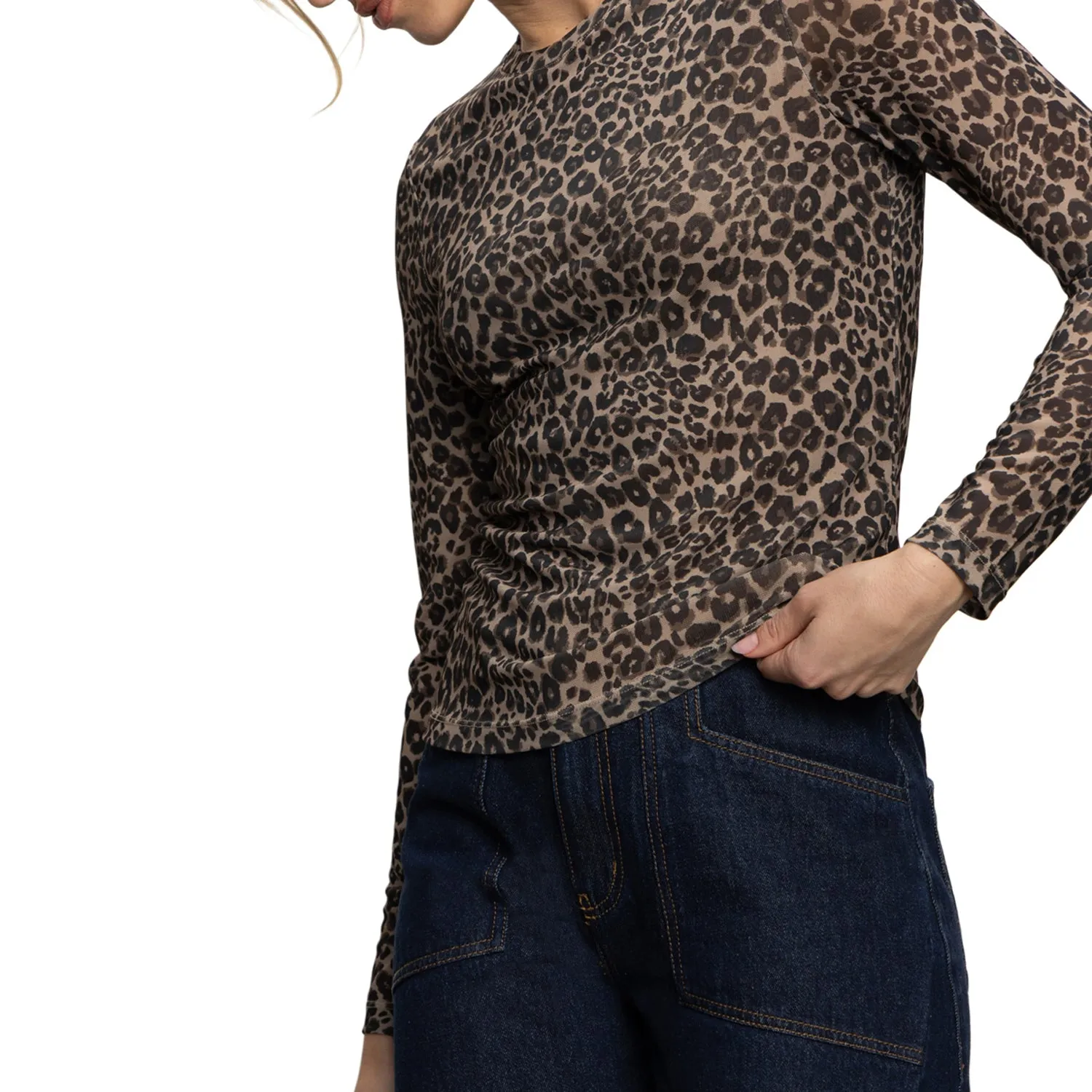 Sanctuary Perfect Mesh LS Tee - French Kitty sold by Boutique with Grace product image thumbnail 3