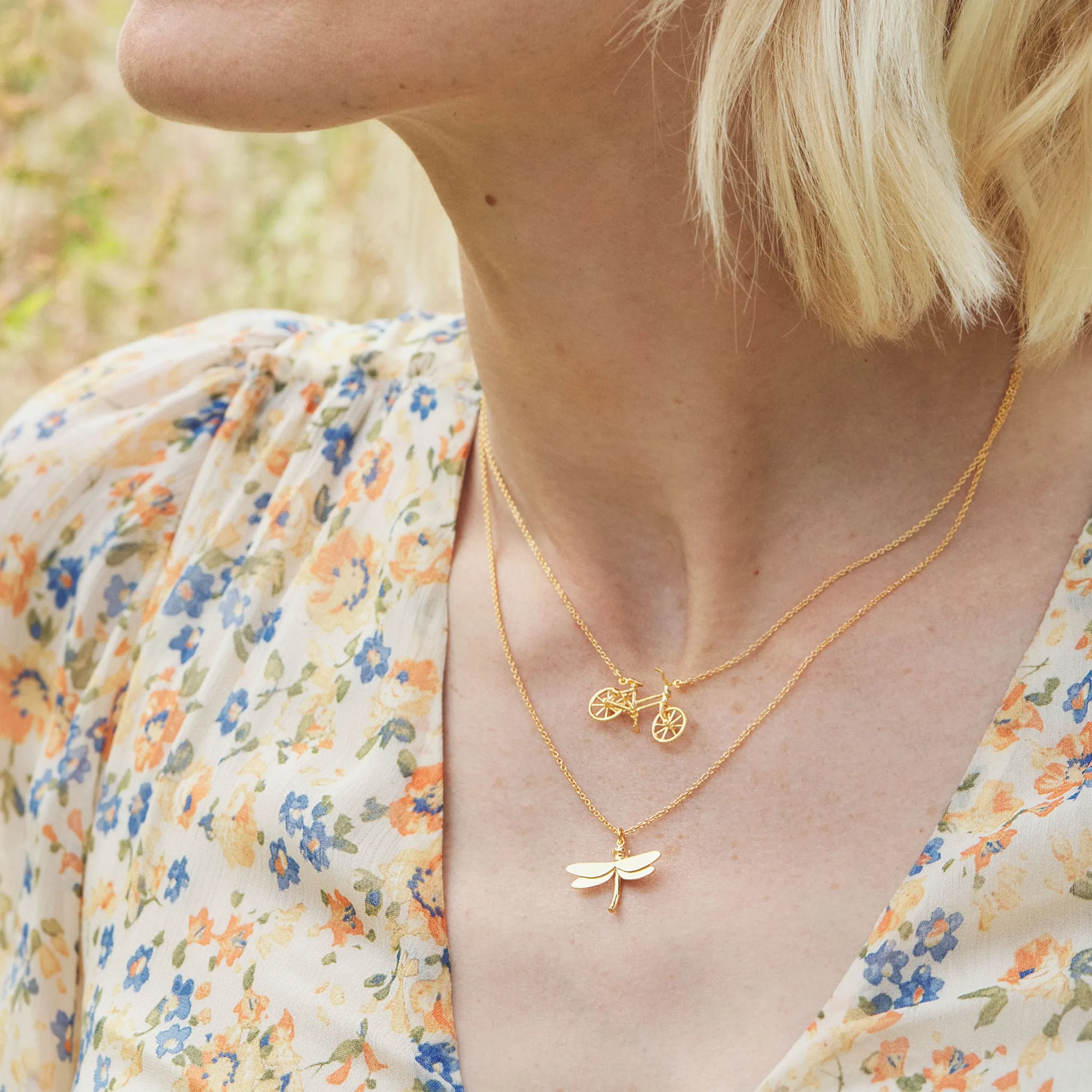 Alex Monroe Gold Dragonfly Necklace sold by Boutique with Grace product image thumbnail 2