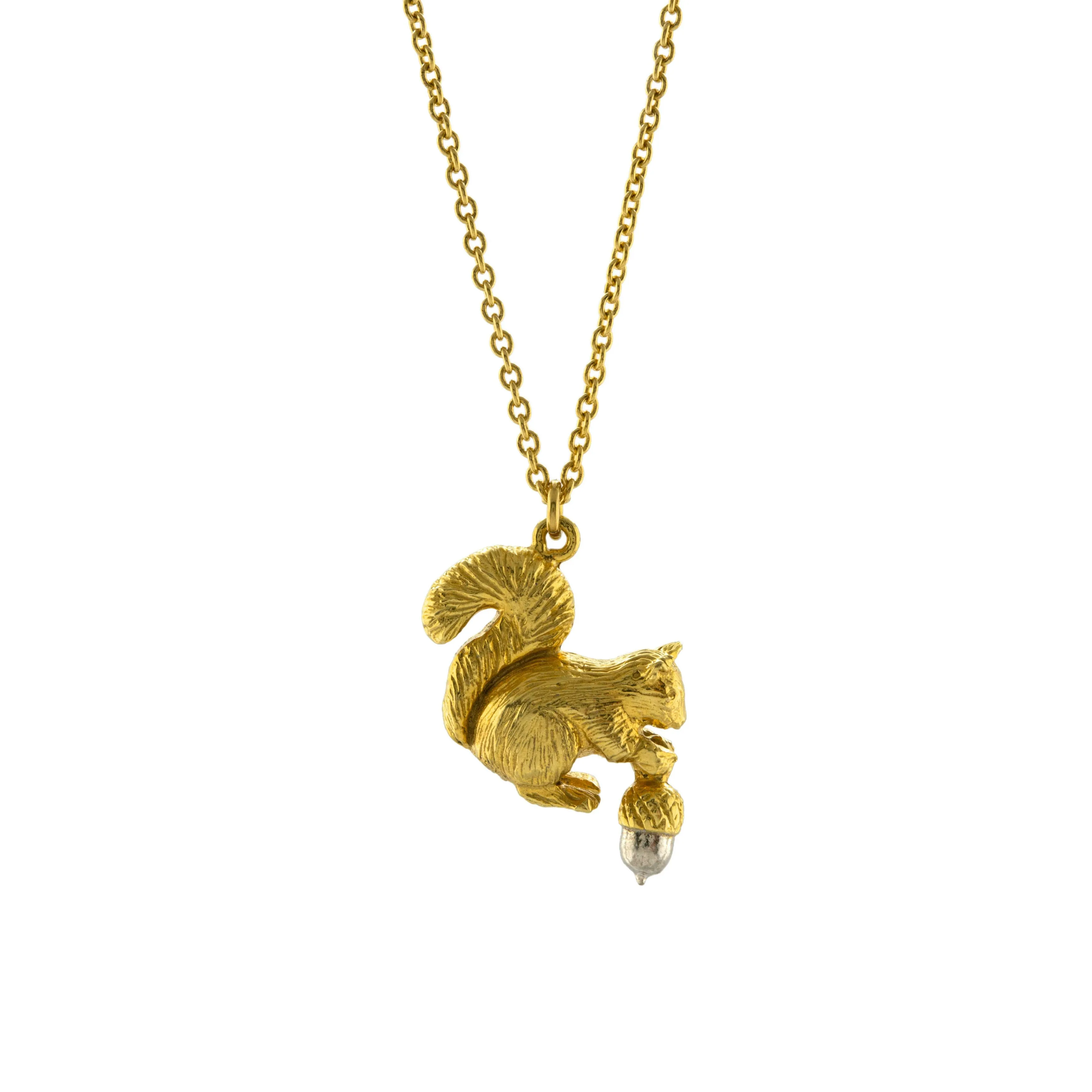 Alex Monroe Squirrel & Acorn Necklace sold by Boutique with Grace product image thumbnail 2