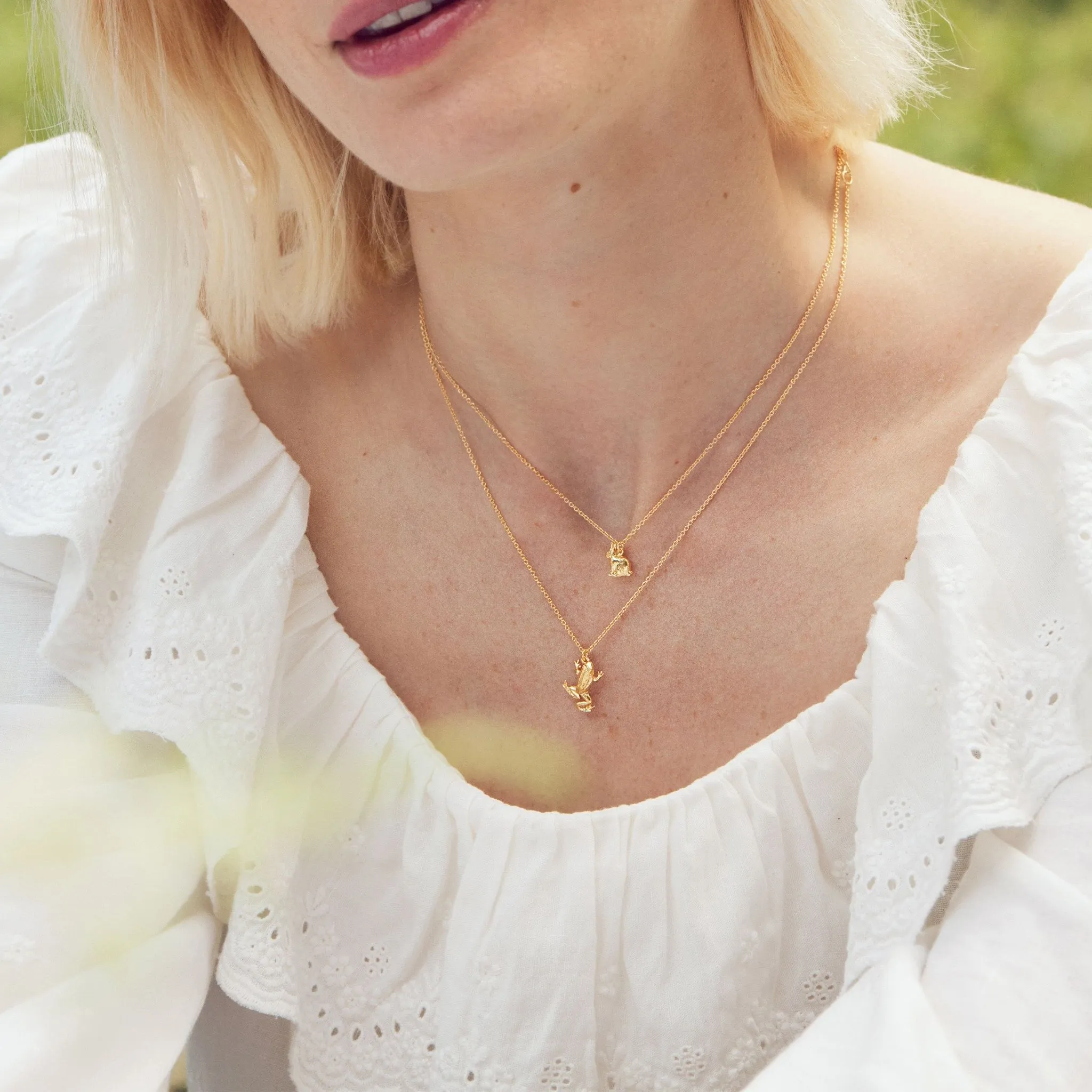 Alex Monroe Gold Sitting Bunny Necklace sold by Boutique with Grace product image thumbnail 2