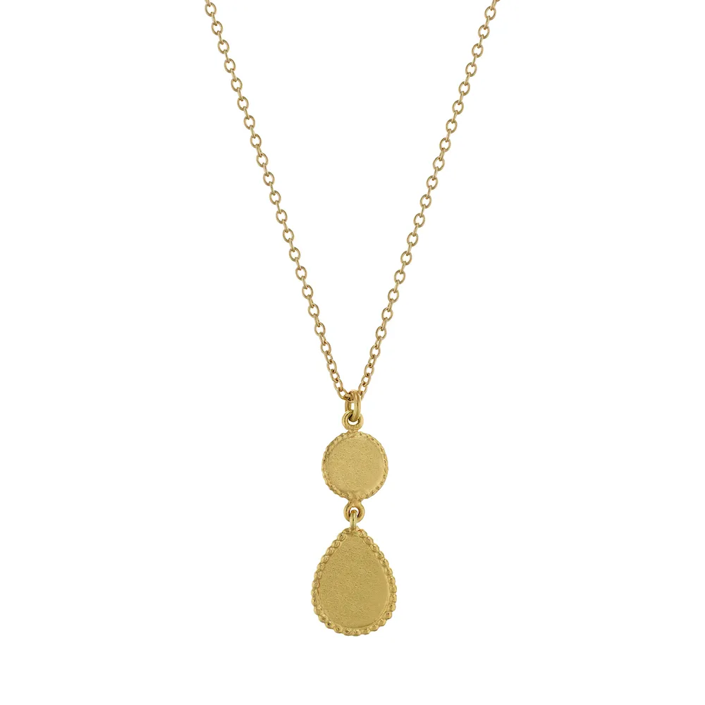 Alex Monroe Gold Flower & Drop Necklace sold by Boutique with Grace product image thumbnail 4