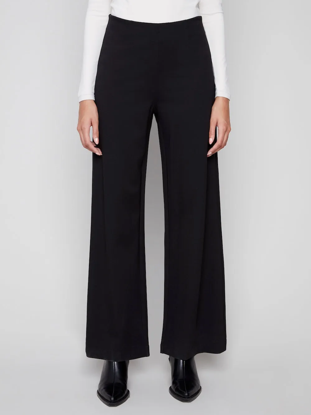 Charlie B Pull-On Wide Leg Pants - Black sold by Boutique with Grace product image thumbnail 2