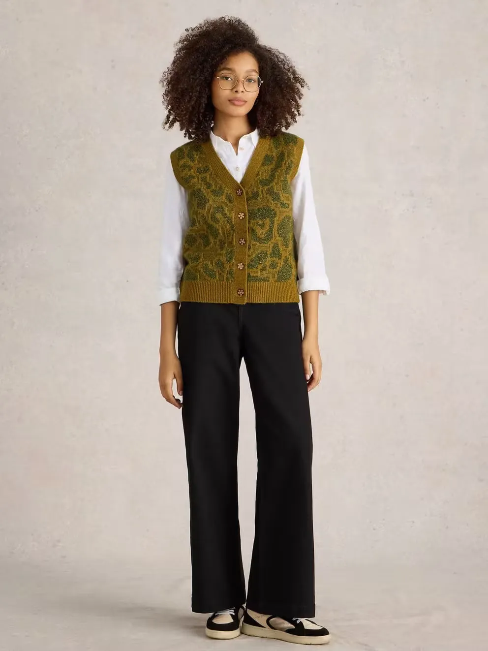 White Stuff Ayla Wide Leg Jean - Black Denim sold by Boutique with Grace