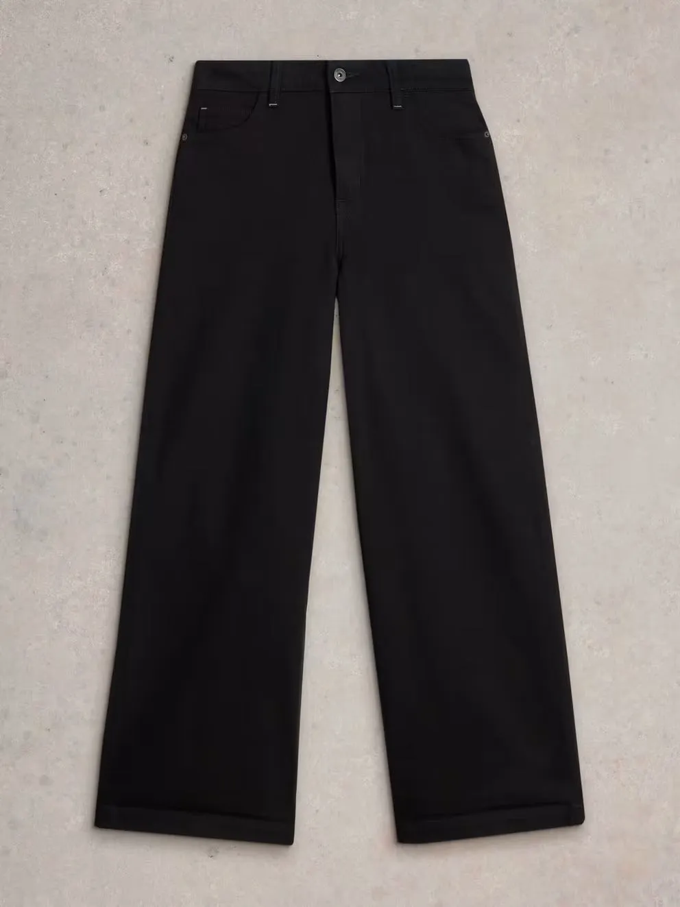 White Stuff Ayla Wide Leg Jean - Black Denim sold by Boutique with Grace product image thumbnail 5