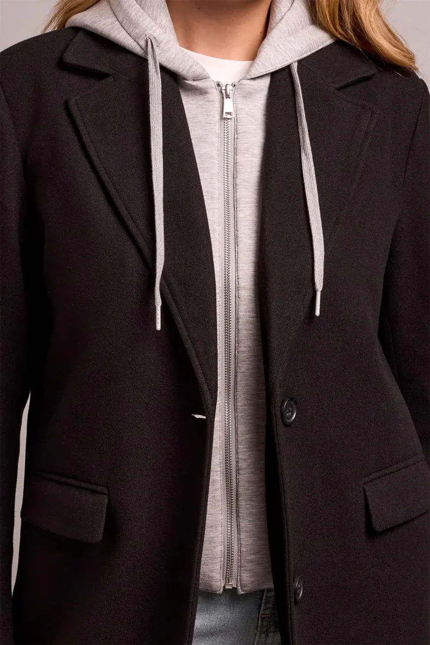 Tribal Tate Trench Coat - Black sold by Boutique with Grace product image thumbnail 4